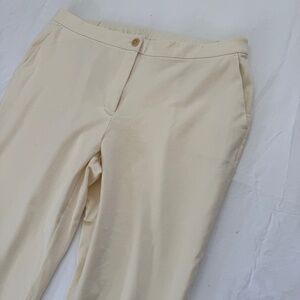 Eileen Fisher Creme Ankle Pant - Womens 1X